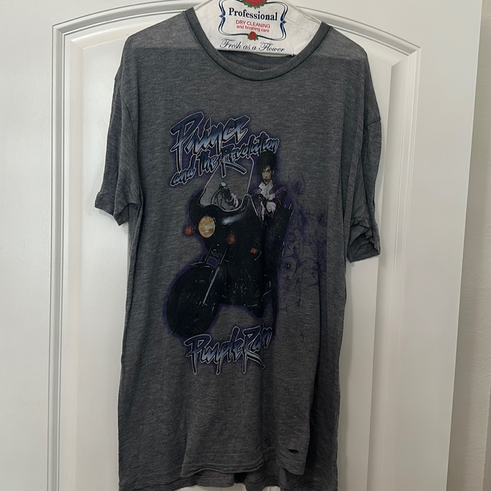 PRINCE Purple Rain Raglan concert shirt